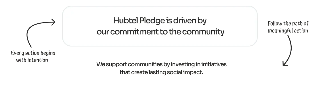 Hubtel Pledge supports causes that enhance the quality of life in the communities where we live and work
