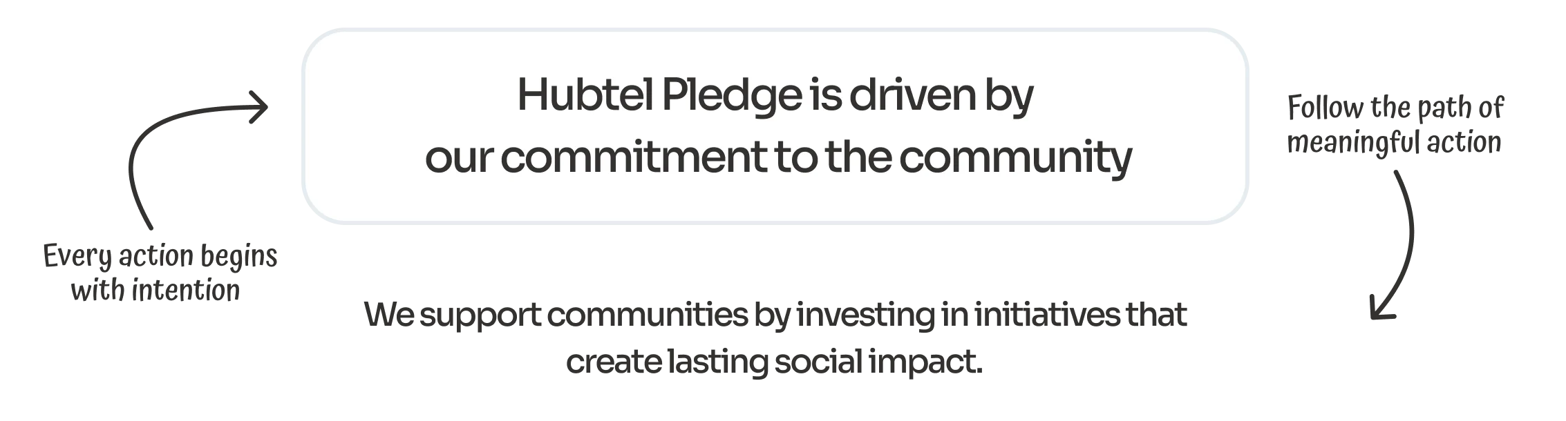 Hubtel Pledge supports causes that enhance the quality of life in the communities where we live and work